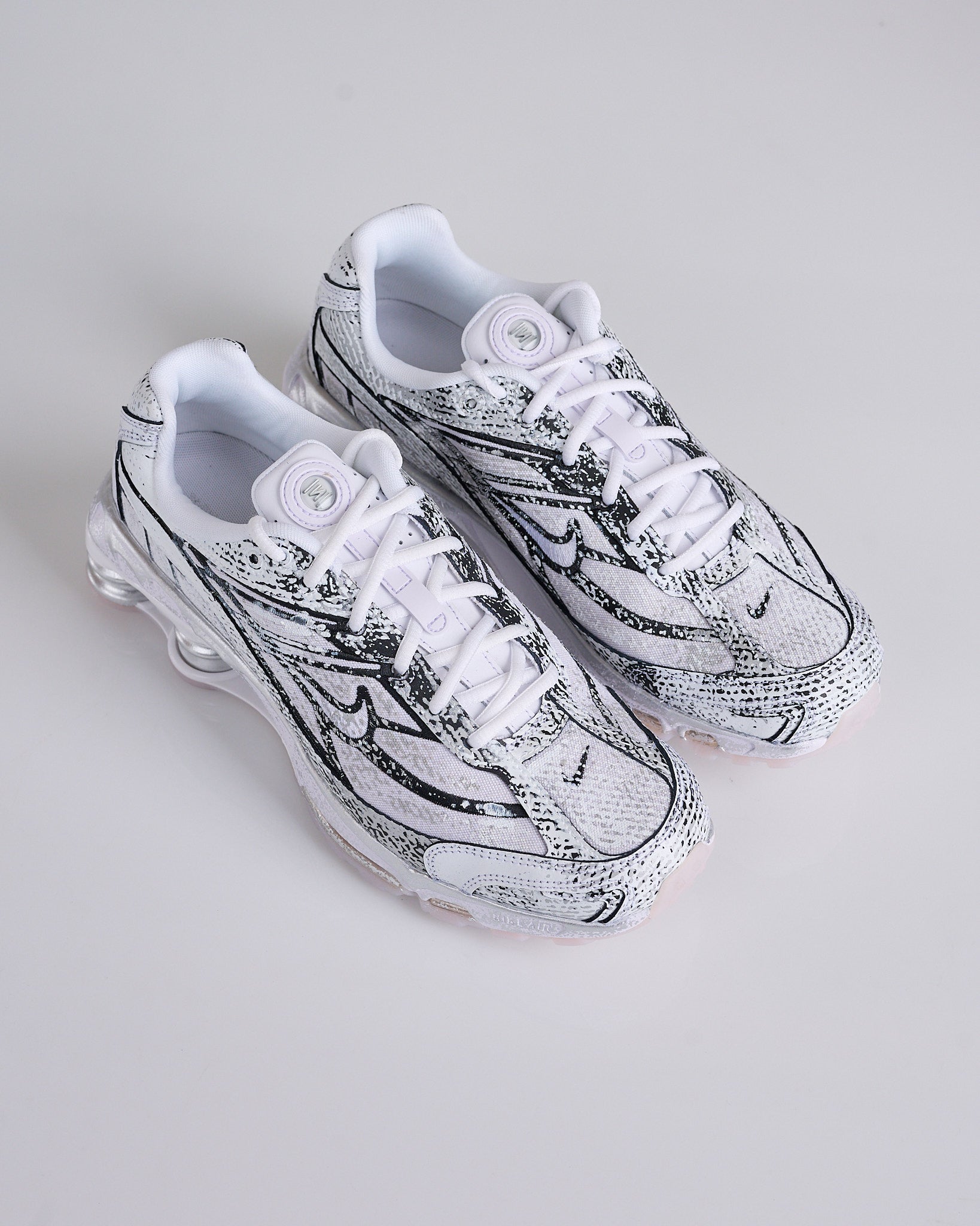Nike Shox Ride 2 White Metallic Platinum-Black-Flt Gold