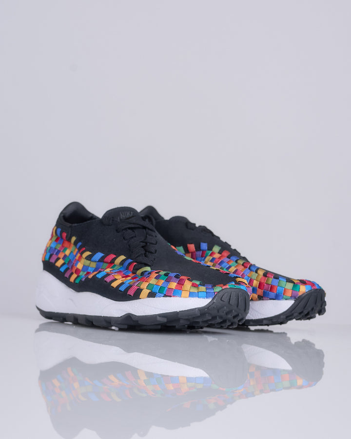 Nike Women's Air Footscape Woven Black Black-White