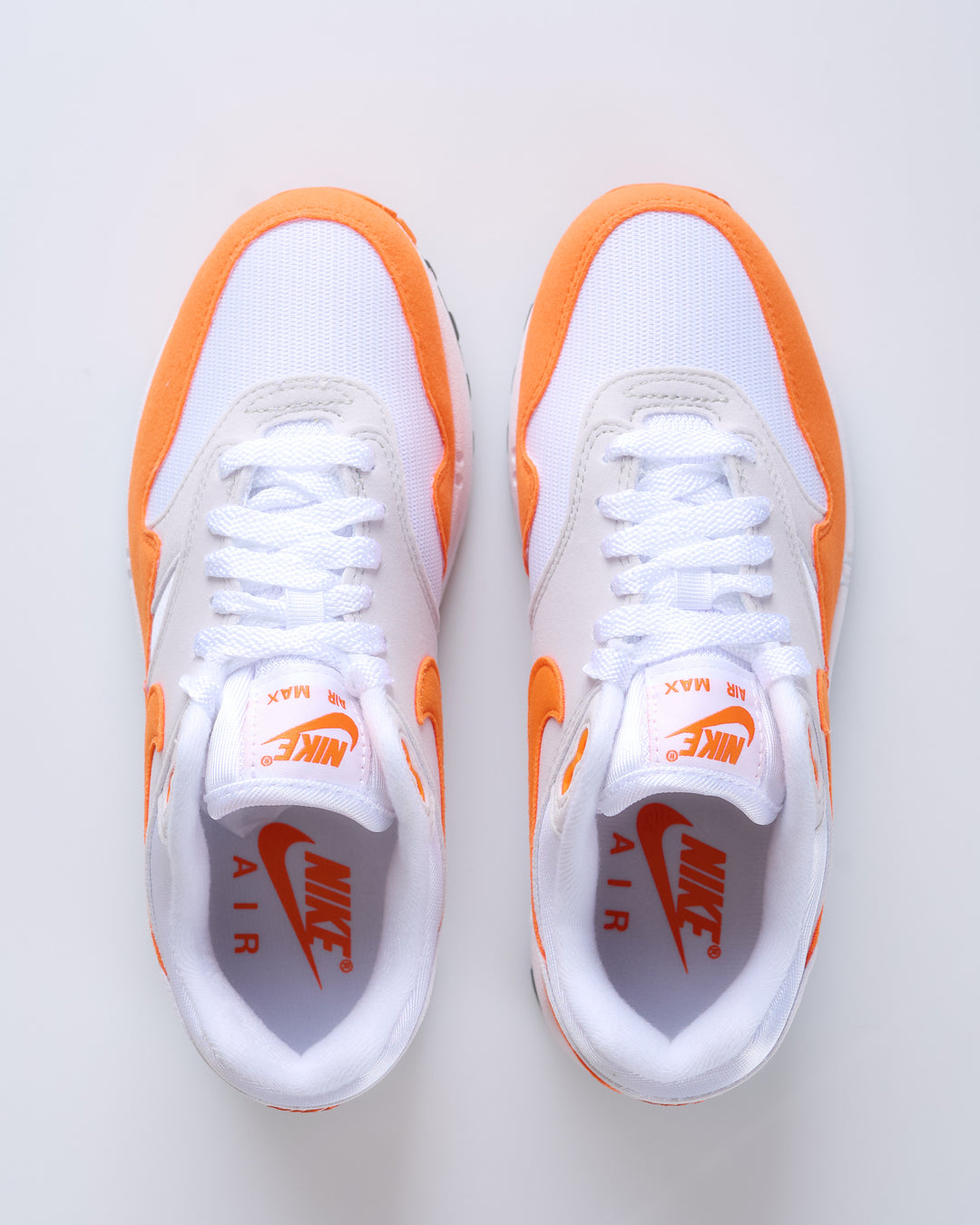 Nike Women's Air Max Neutral Grey/Safety Orange-White-Black