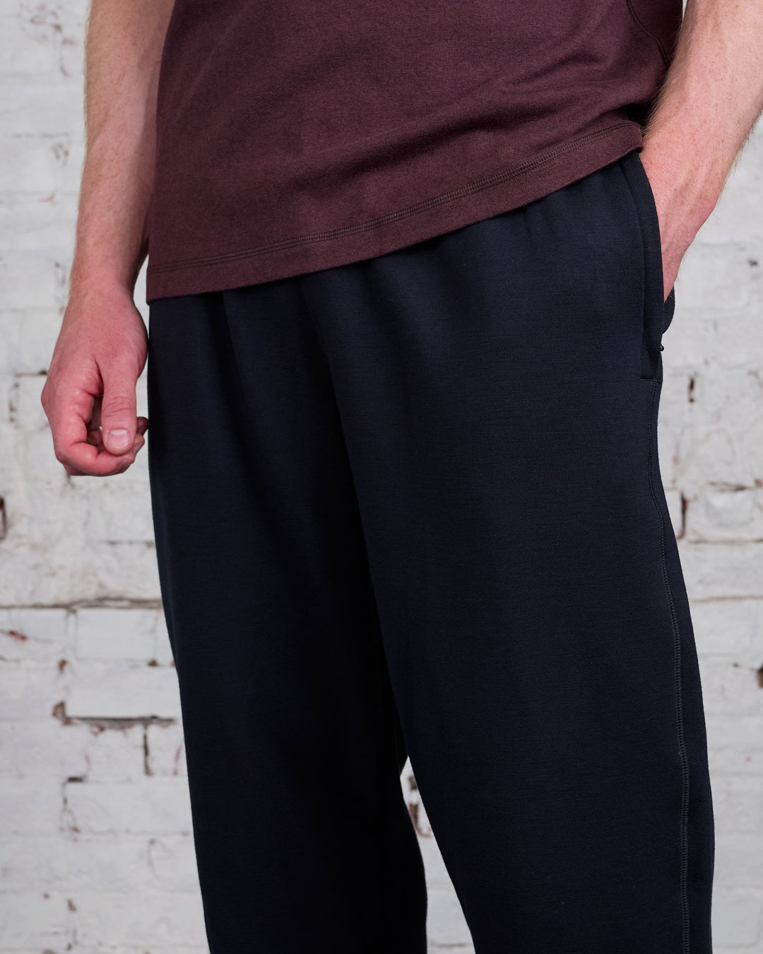 Nike Wool Classics Fleece Pant OH Straight Leg Black