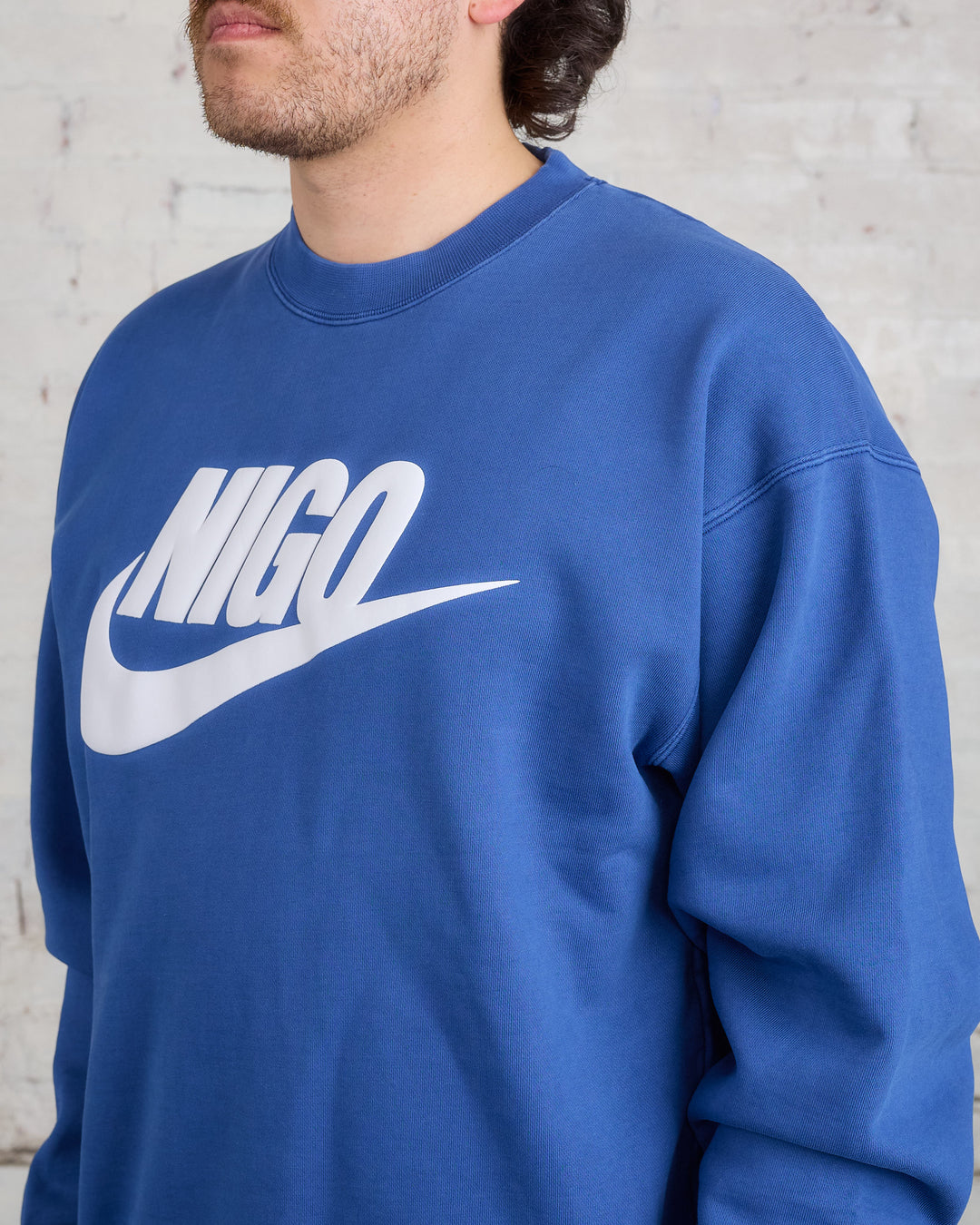 Nike x NIGO Fleece Crew Blue Void White