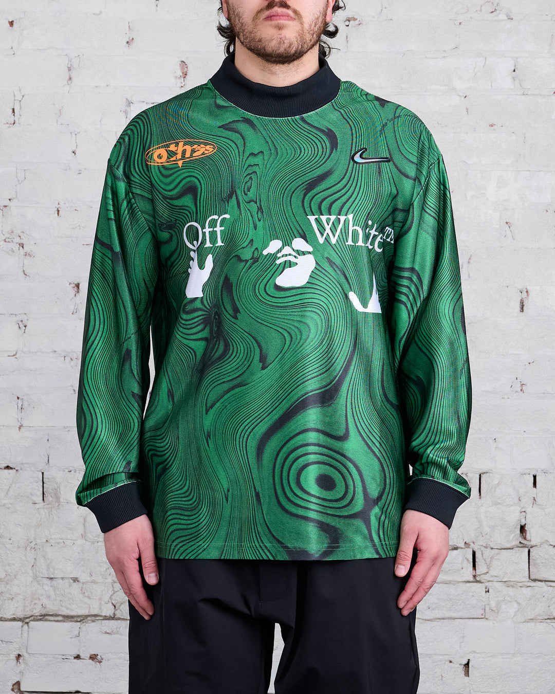 Nike x Off-White™ Allover Print Jersey Kelly Green – LESS 17