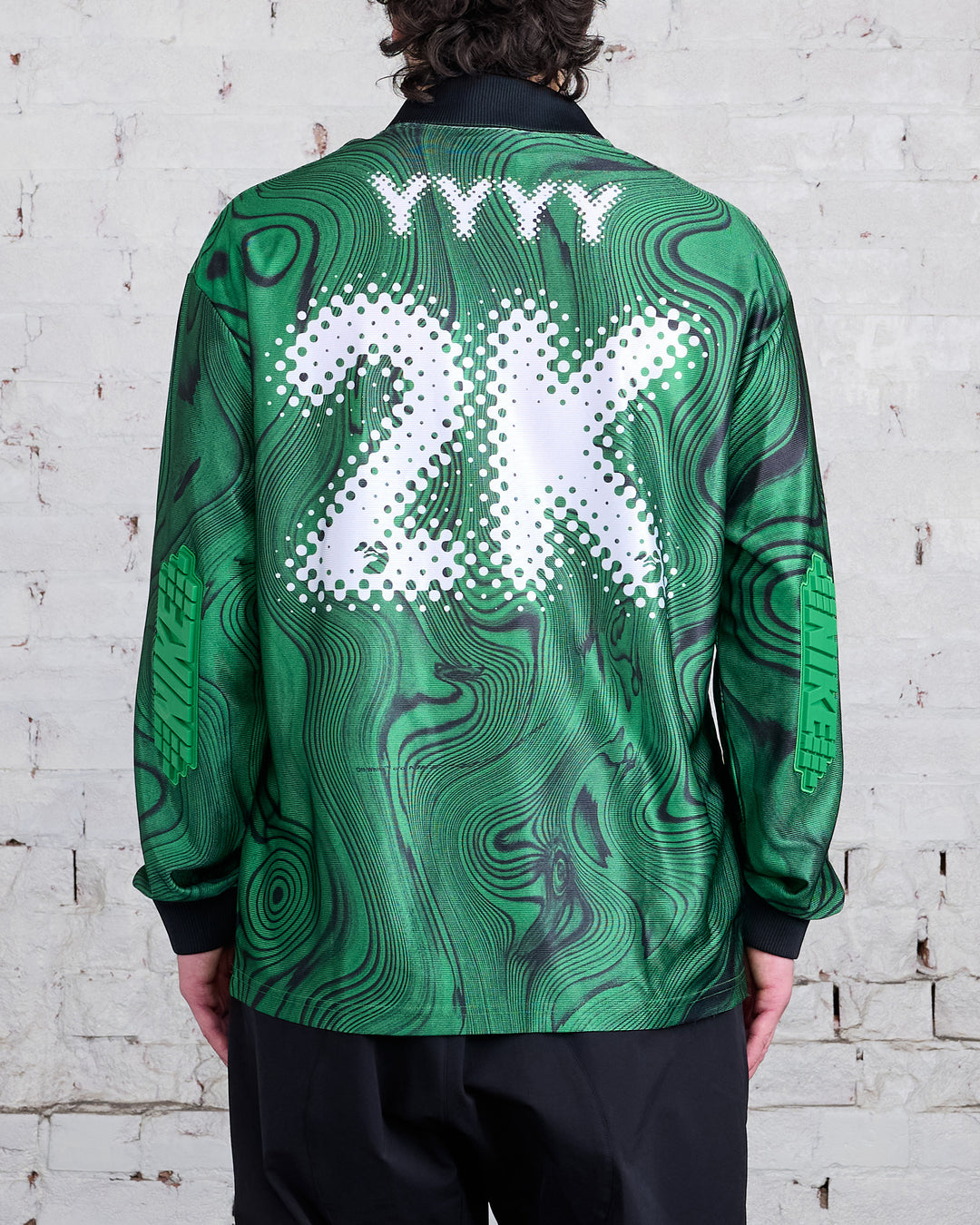 Nike x Off-White™ Allover Print Jersey Kelly Green