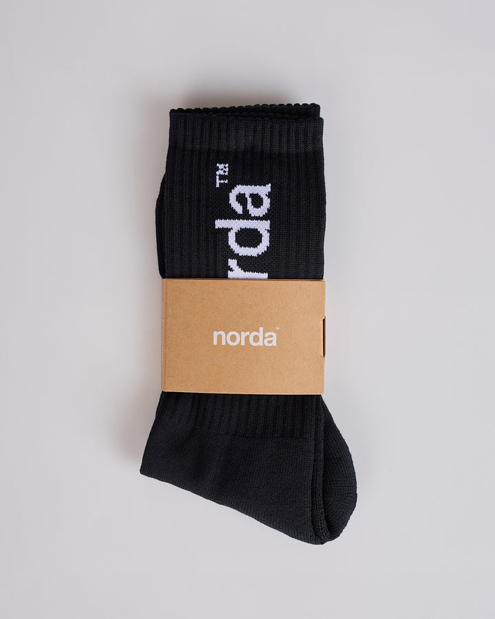 Norda Retro Sock Black