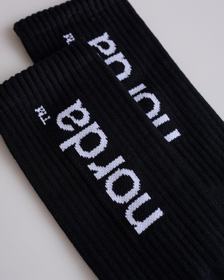 Norda Retro Sock Black