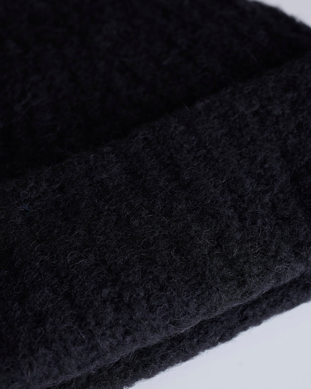 Norse Projects Alpaca Wool Short Beanie Black