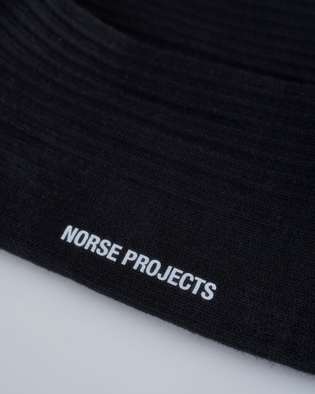 Norse Projects Bjarki Sock Logo Black