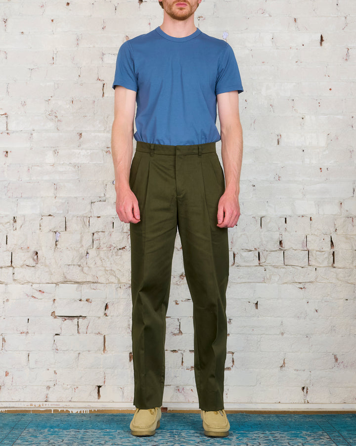 Norse Projects Christopher Gabardine Pant Beech Green