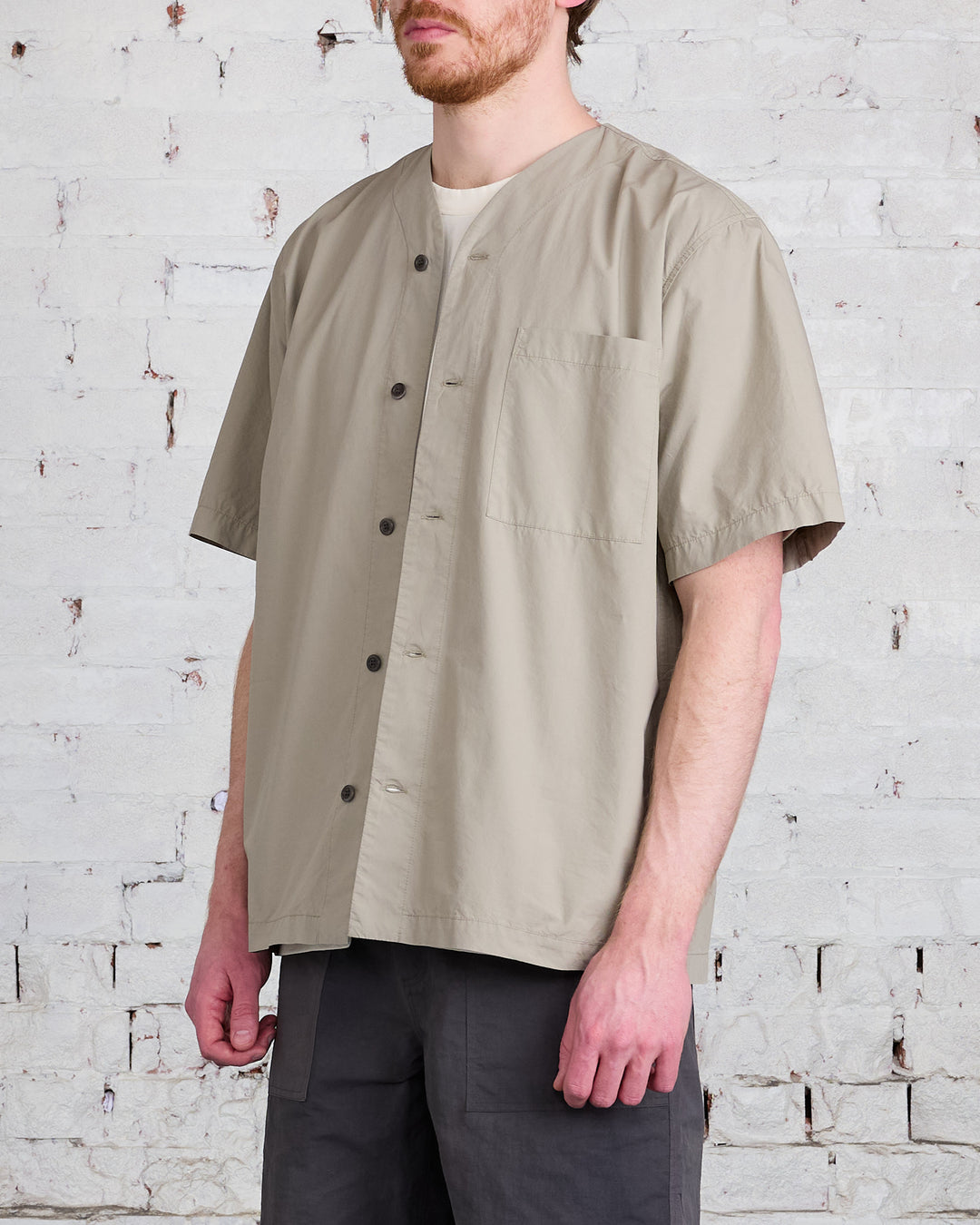 Norse Projects Erwin Typewriter Button Shirt Clay