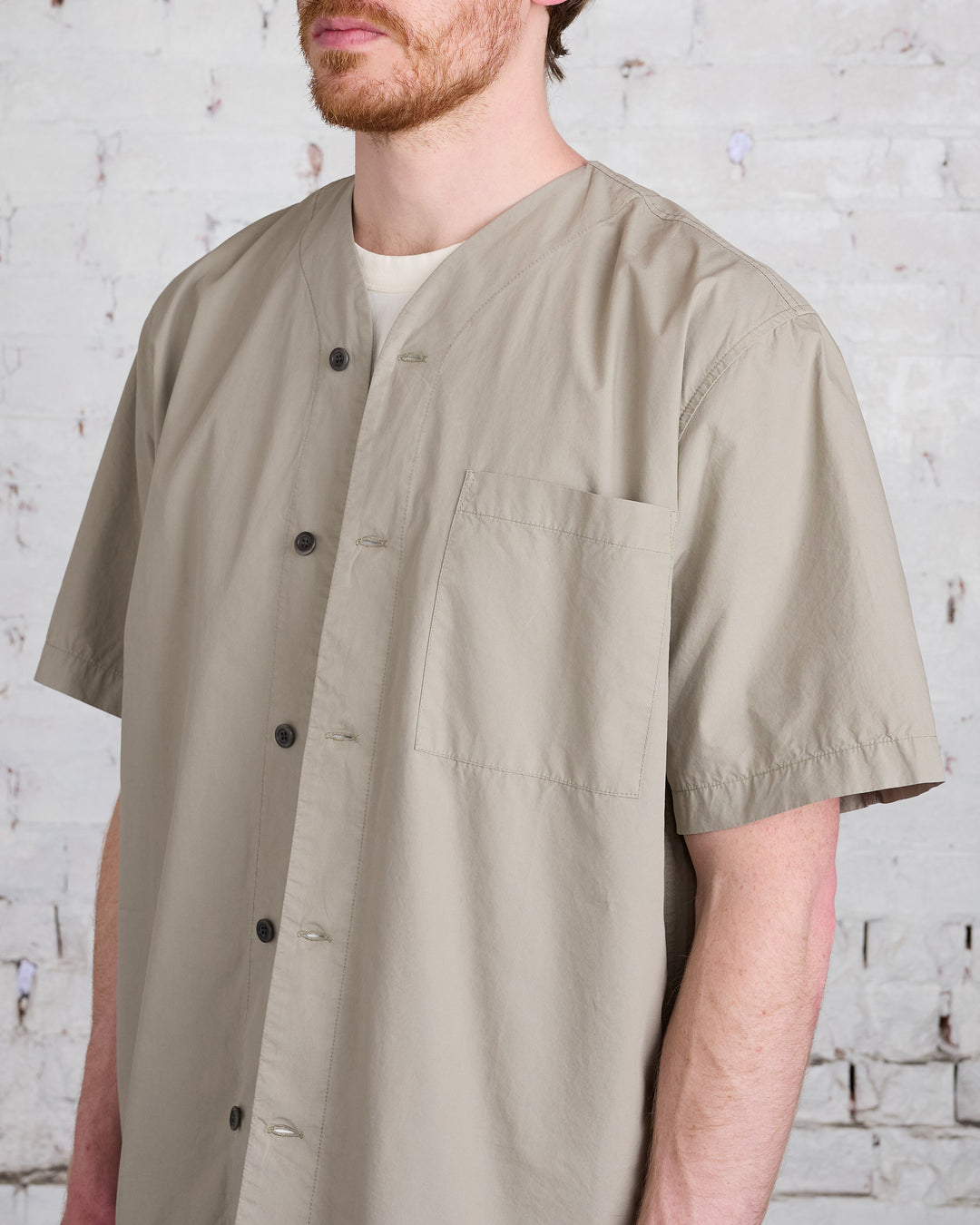 Norse Projects Erwin Typewriter Button Shirt Clay
