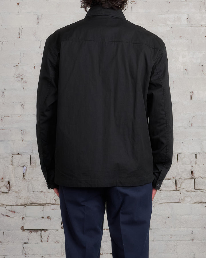 Norse Projects Felle Fine Broken Twill Overshirt Black