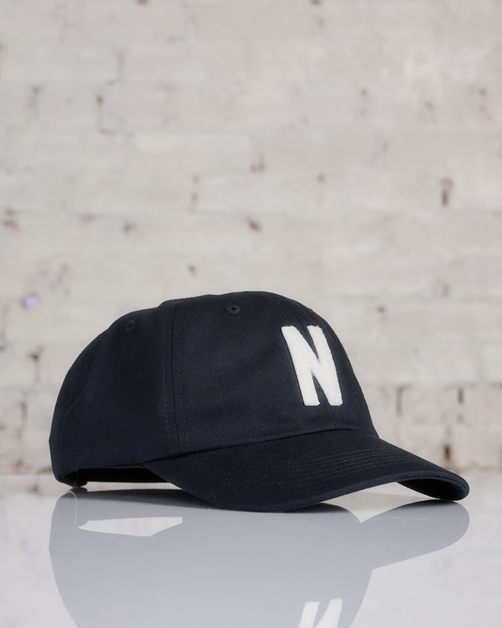 Norse Projects Felt N Sports Cap Black