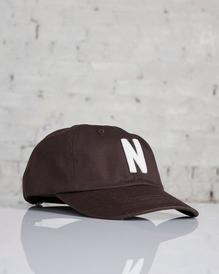 Norse Projects Felt N Sports Cap Espresso