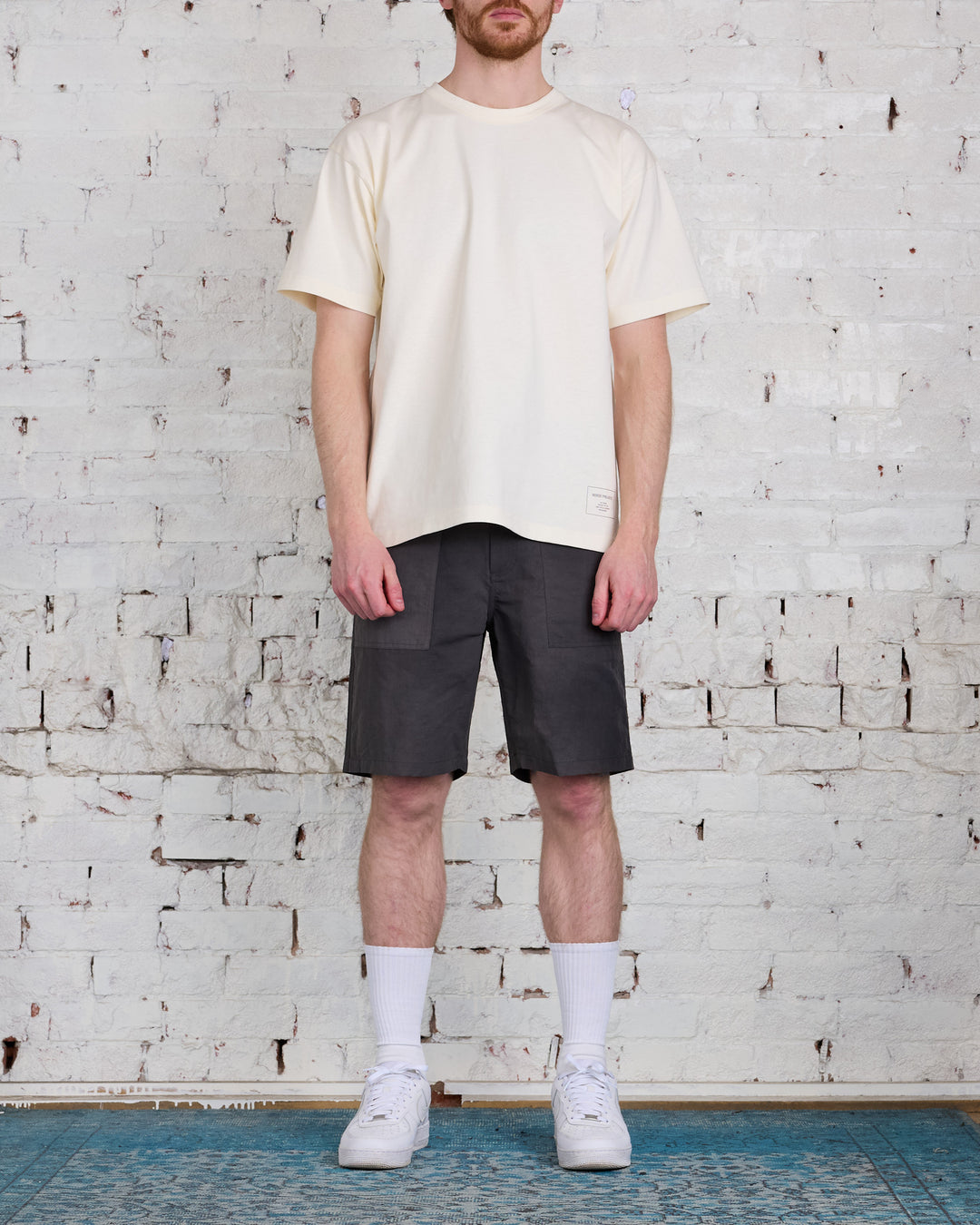 Norse Projects Lucas Relaxed Wave Dye Short Black