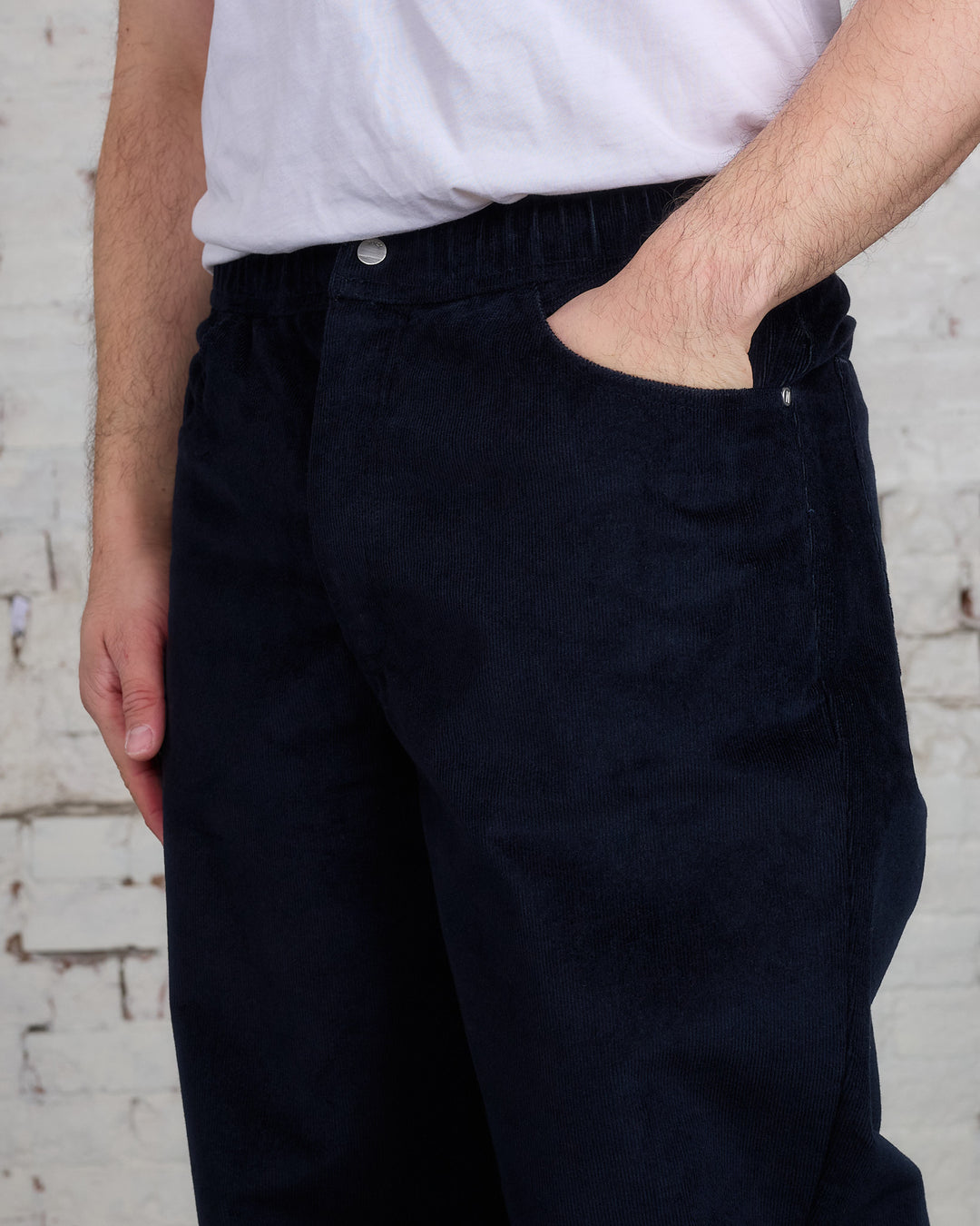 Norse Projects Ragnar Relaxed Solotex Corduroy Pant Dark Navy