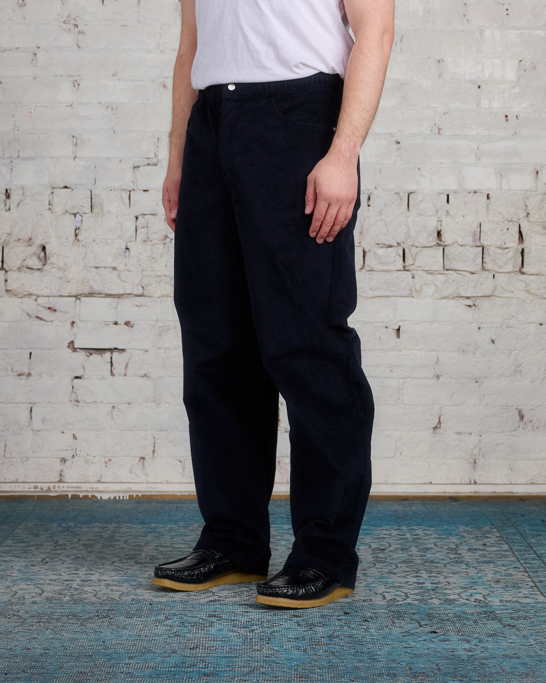 Norse Projects Ragnar Relaxed Solotex Corduroy Pant Dark Navy