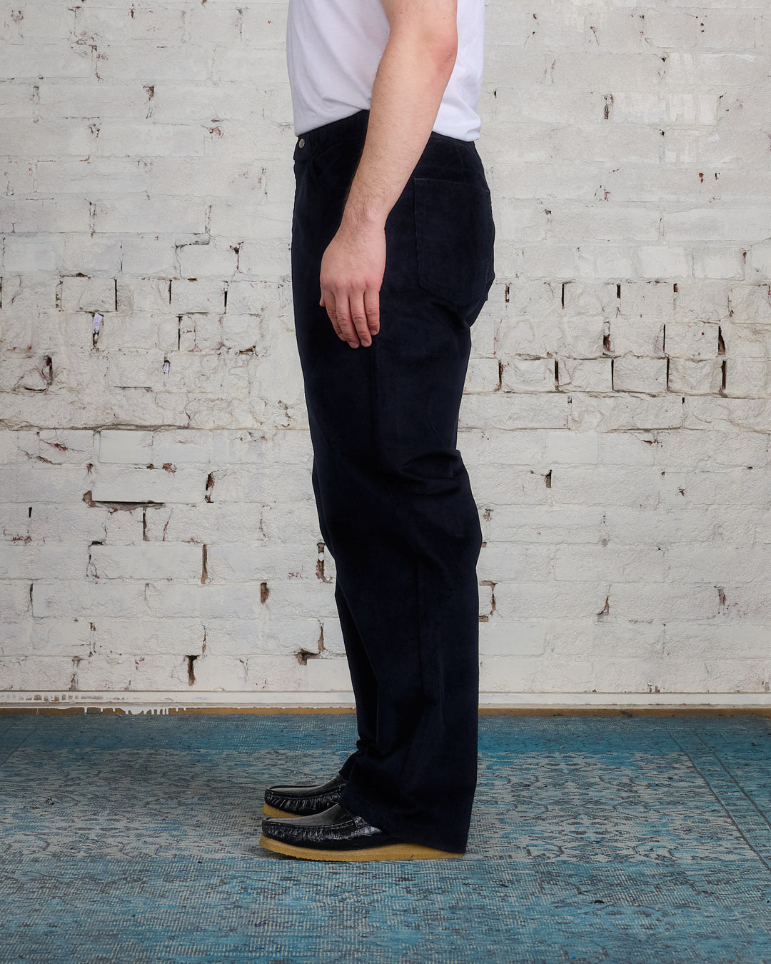 Norse Projects Ragnar Relaxed Solotex Corduroy Pant Dark Navy