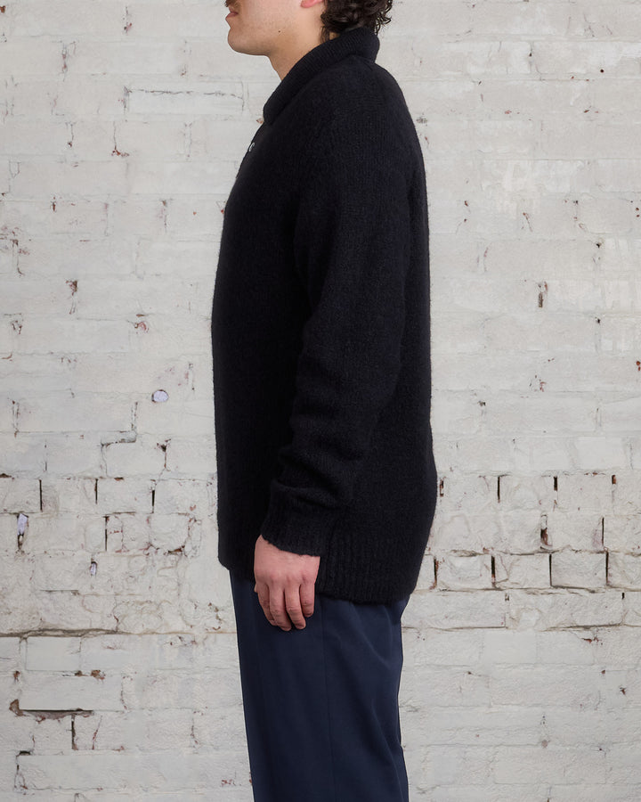 Norse Projects Rasmus Relaxed Brushed Polo Black