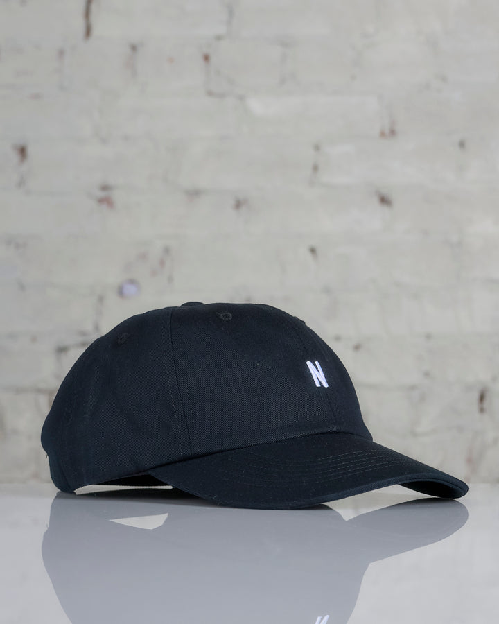 Norse Projects Twill Sports Cap Black 23