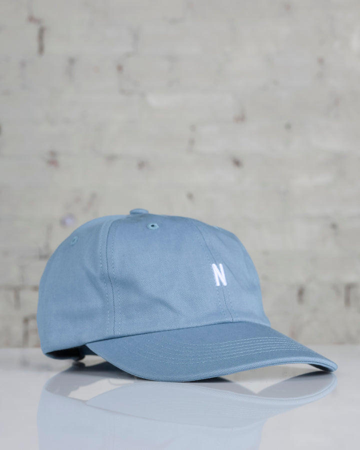 Norse Projects Twill Sports Cap Light Stone Blue