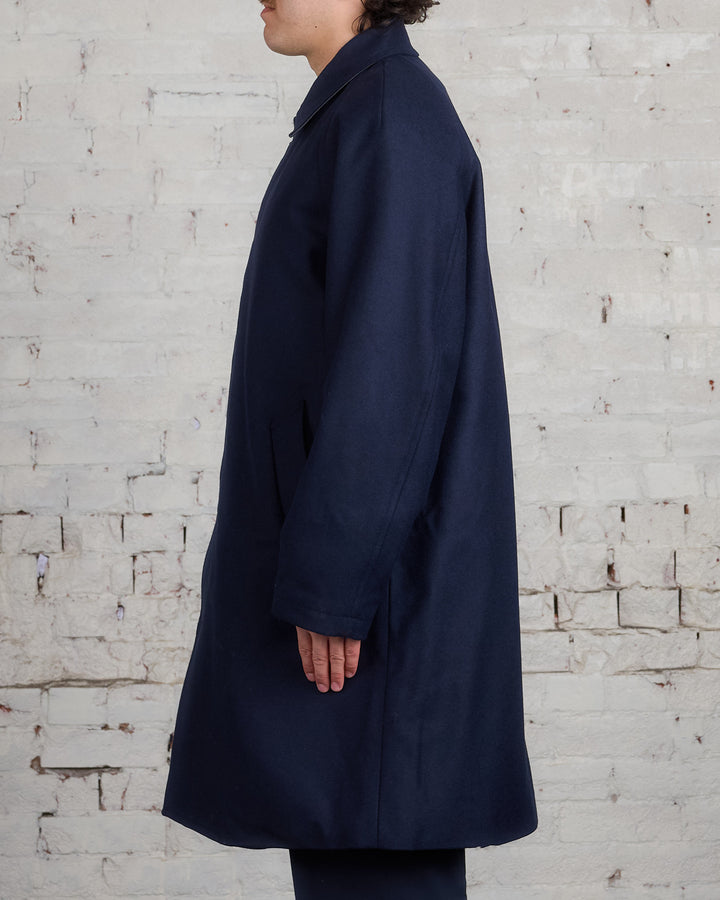 Norse Projects Vargo Wool Gore-Tex Coat Dark Navy