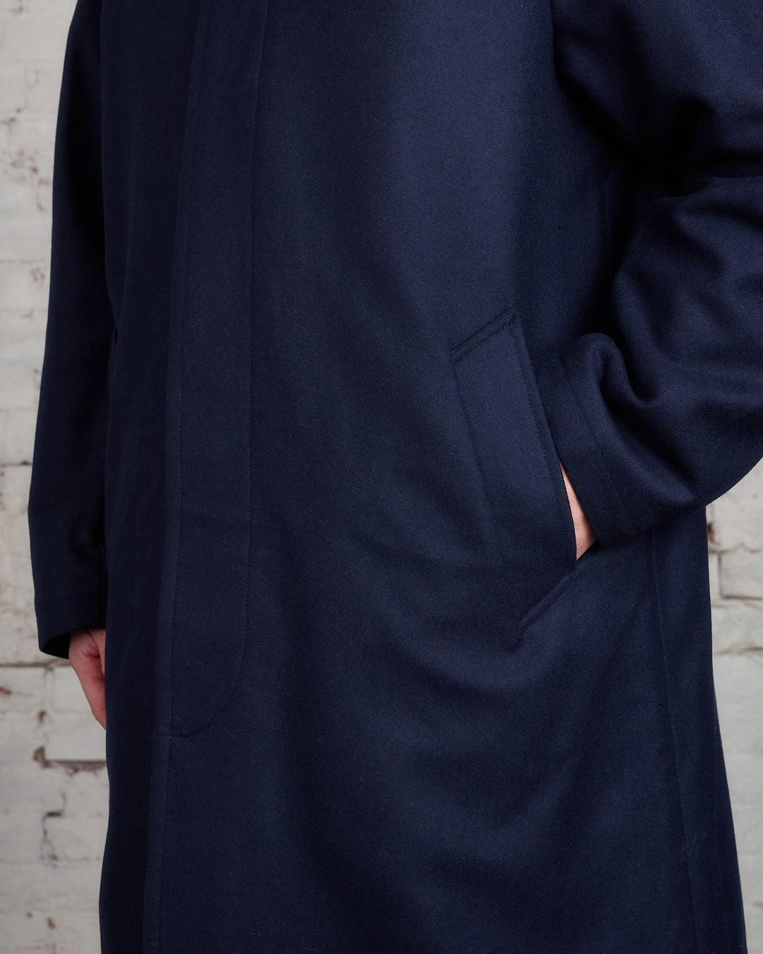 Norse Projects Vargo Wool Gore-Tex Coat Dark Navy