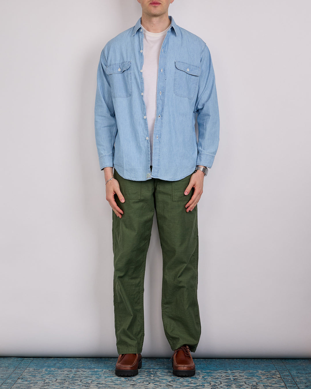 OrSlow U.S. Army Fatigue Regular Fit Pant Green