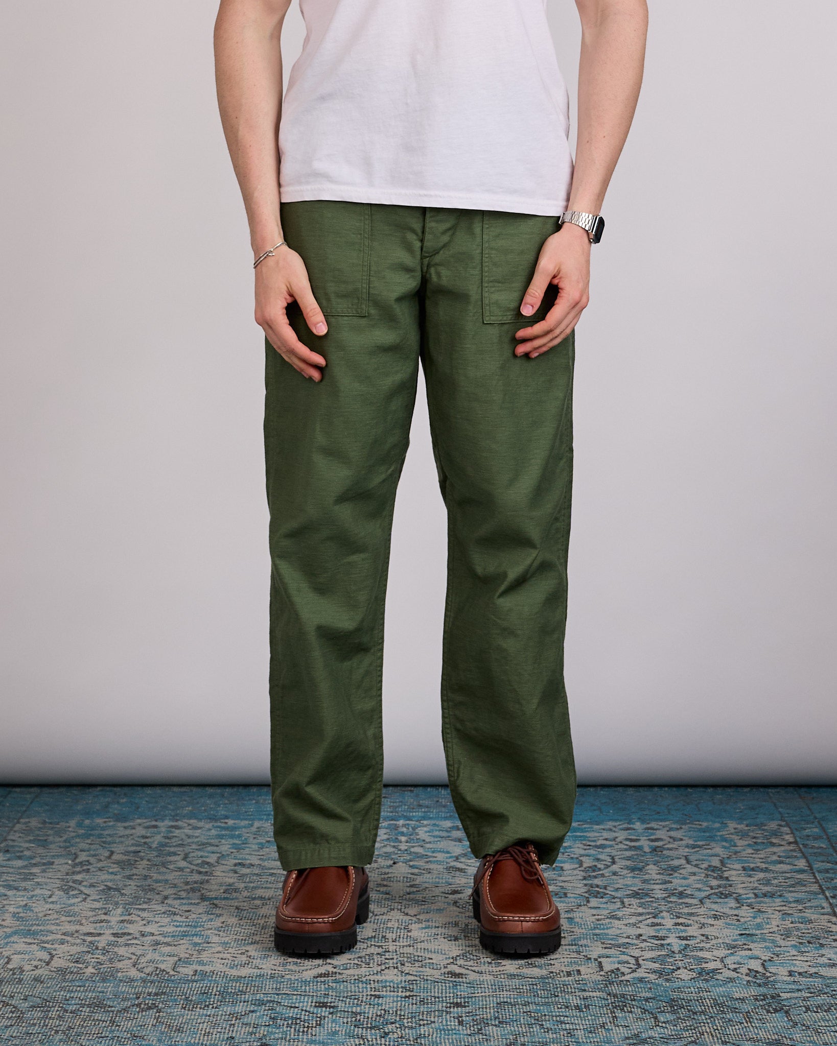 OrSlow U.S. Army Fatigue Regular Fit Pant Green – LESS 17