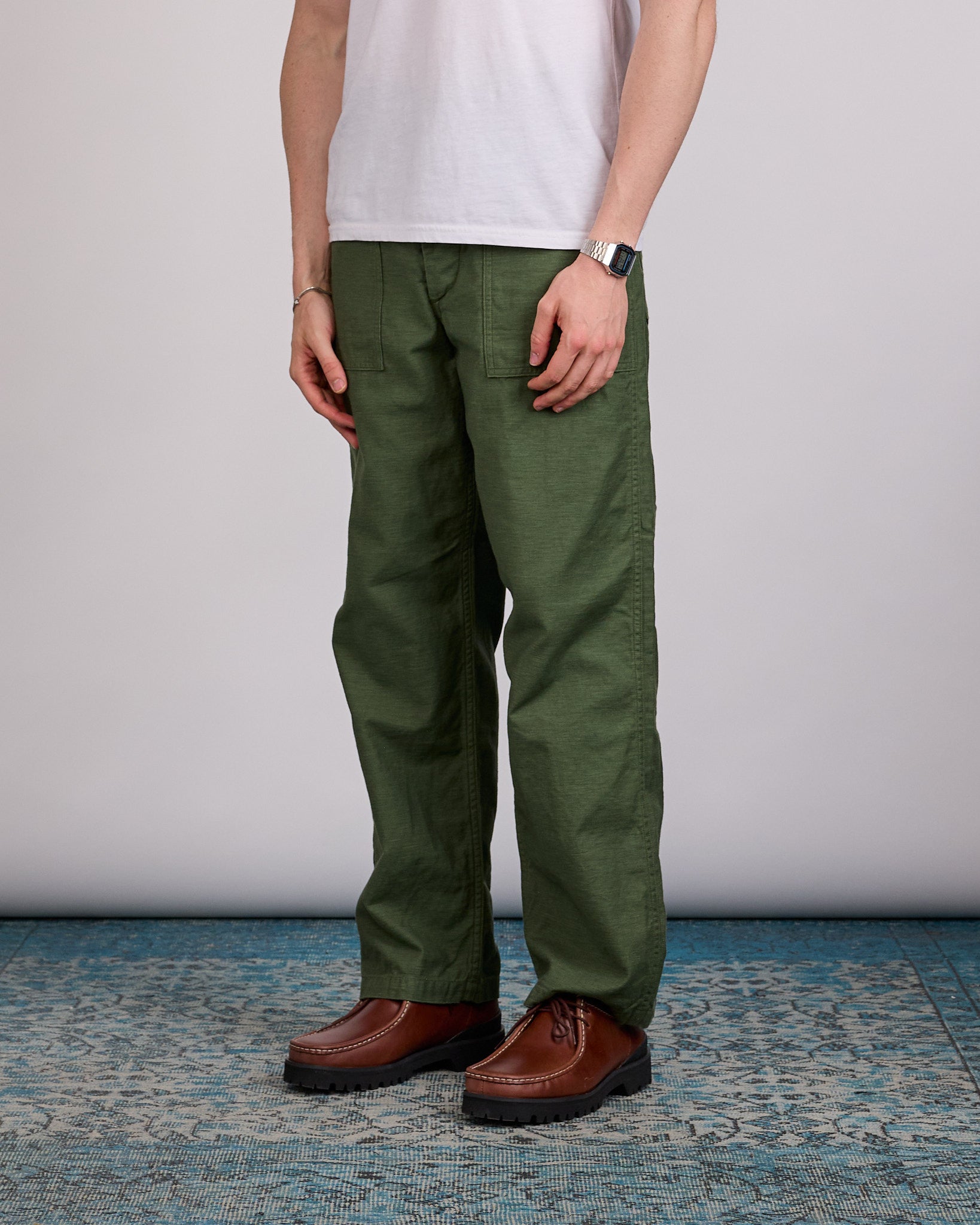 OrSlow U.S. Army Fatigue Regular Fit Pant Green – LESS 17