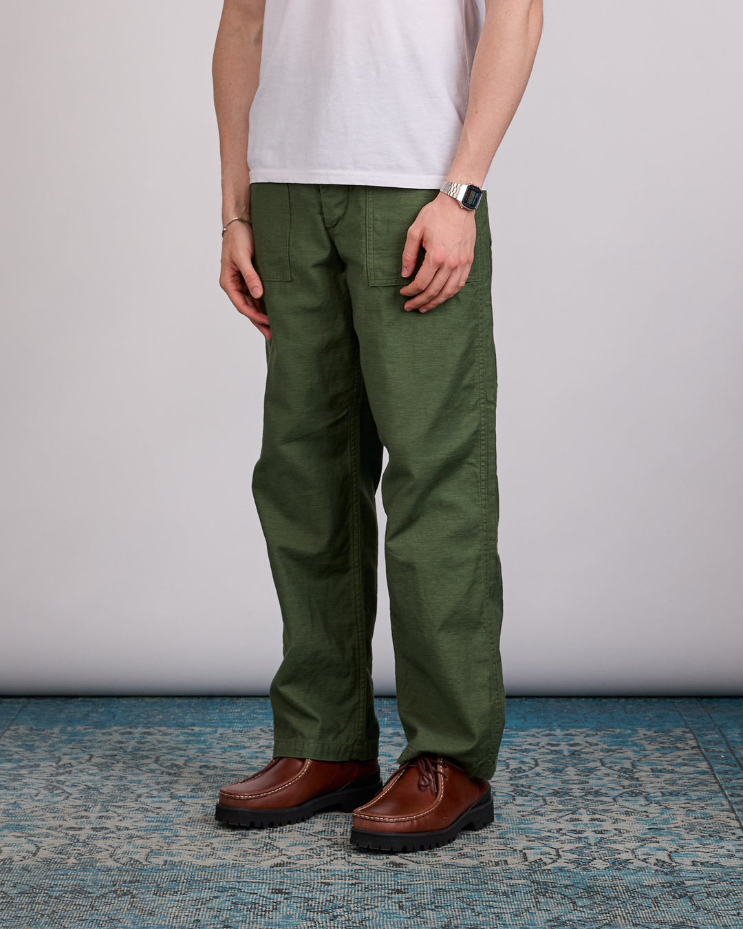 OrSlow U.S. Army Fatigue Regular Fit Pant Green
