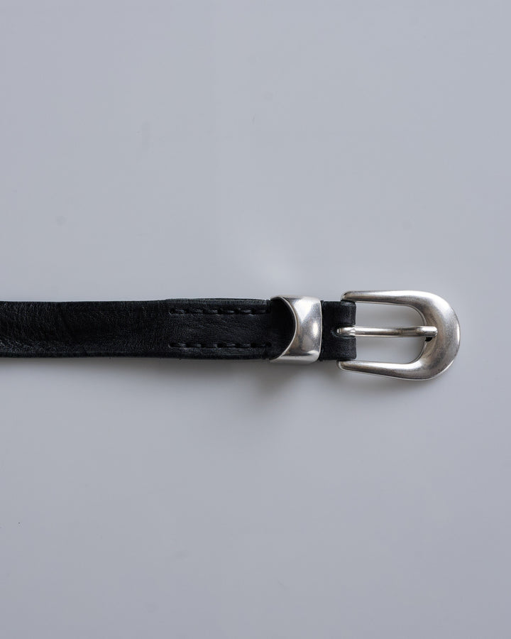 Our Legacy 2cm Belt Black Leather
