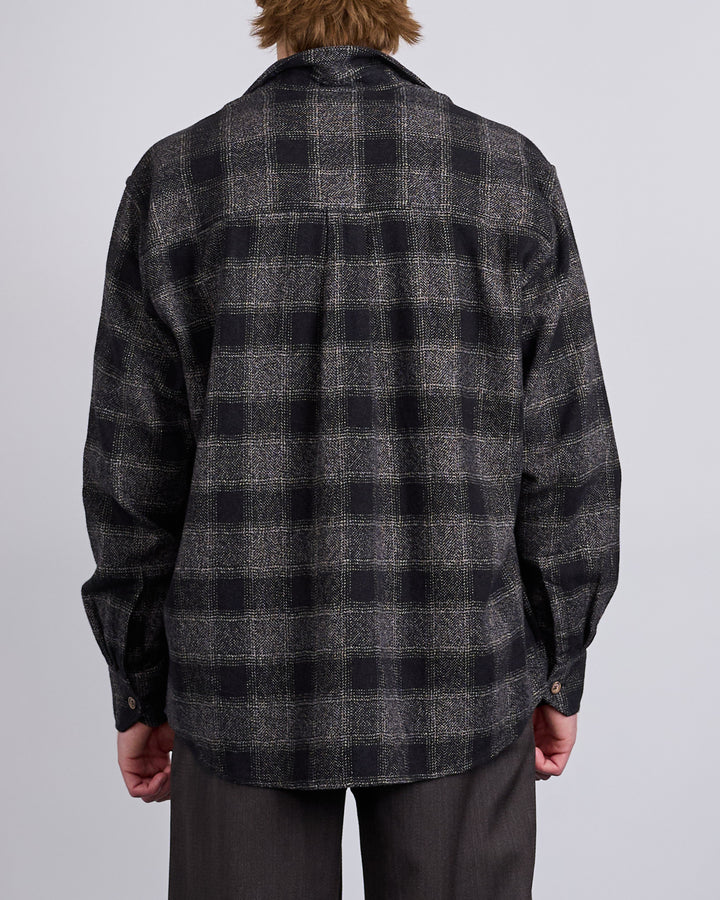 Our Legacy Above Button Shirt Oakland Wool Twist Check