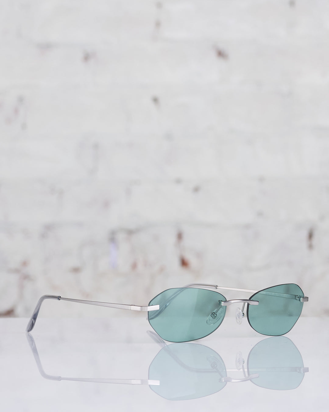 Our Legacy Adorable Sunglass Matte Silver