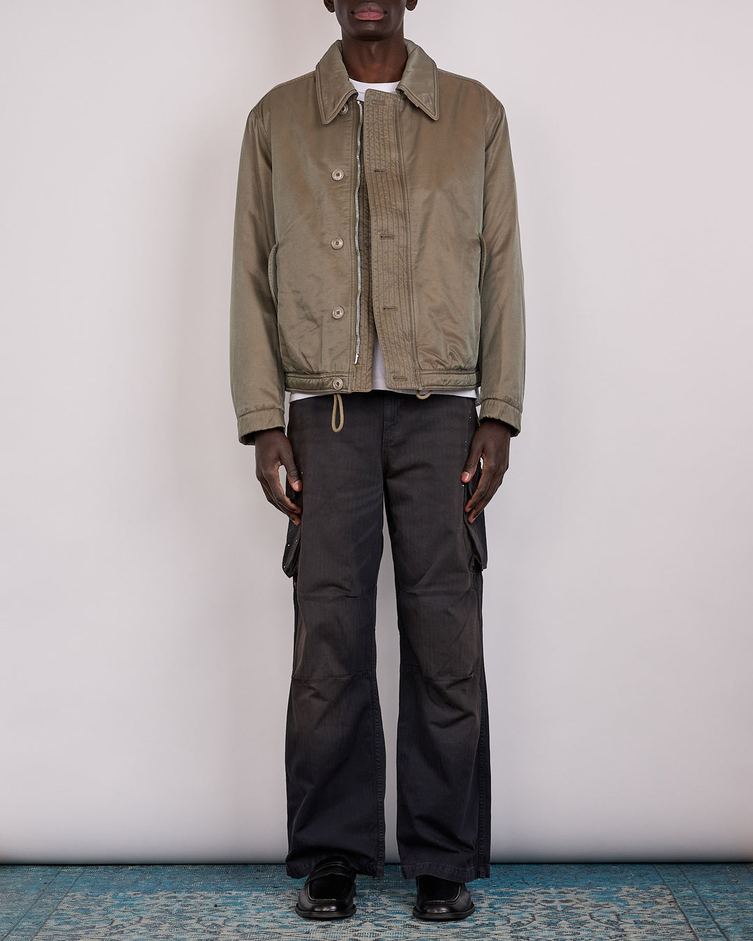 Our Legacy Auto Jacket Taupe Smoke Twinshade Twill