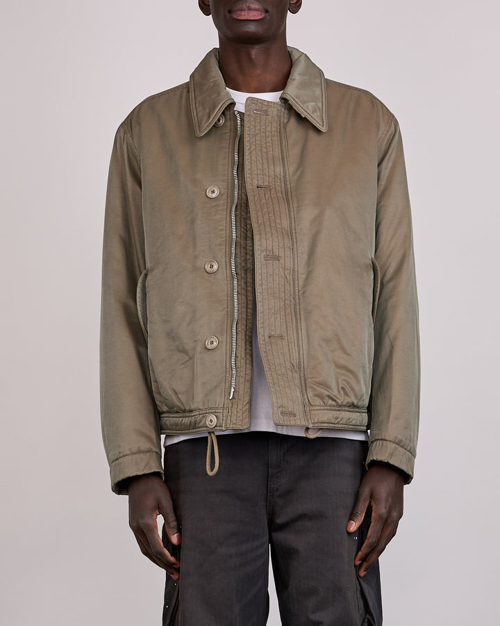 Our Legacy Auto Jacket Taupe Smoke Twinshade Twill