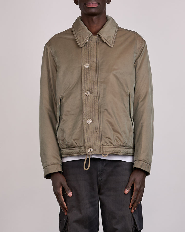 Our Legacy Auto Jacket Taupe Smoke Twinshade Twill