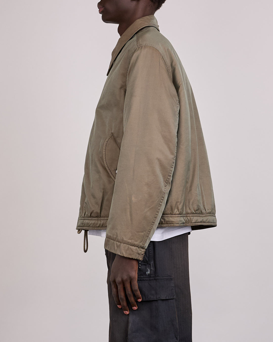 Our Legacy Auto Jacket Taupe Smoke Twinshade Twill