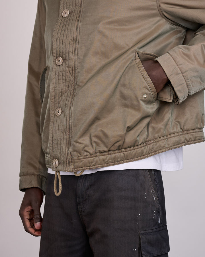 Our Legacy Auto Jacket Taupe Smoke Twinshade Twill