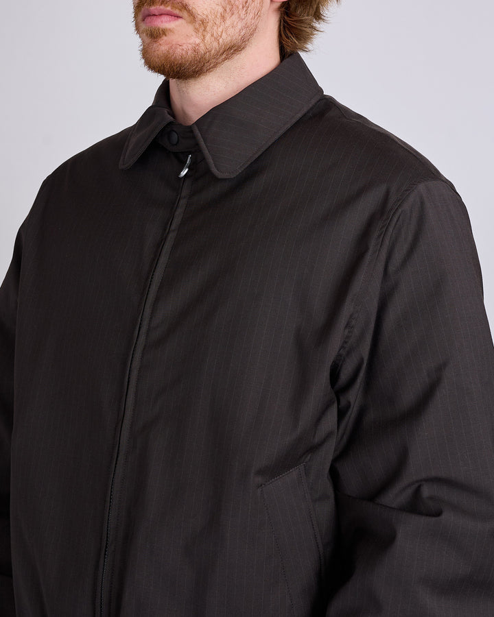 Our Legacy Avenue Puffa Jacket Churchill Stripe Membrane Wool