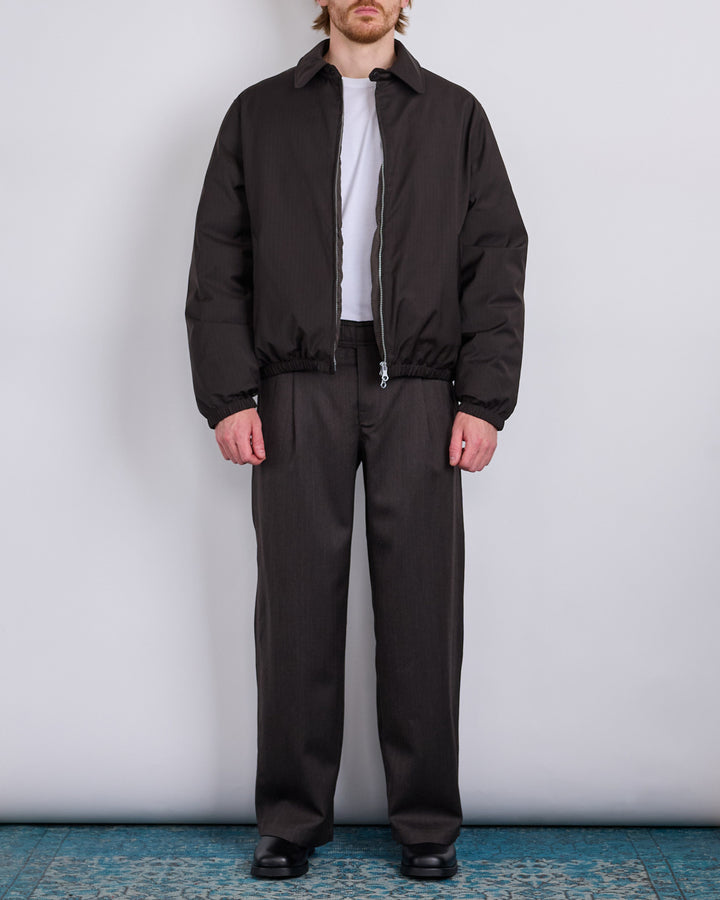 Our Legacy Avenue Puffa Jacket Churchill Stripe Membrane Wool