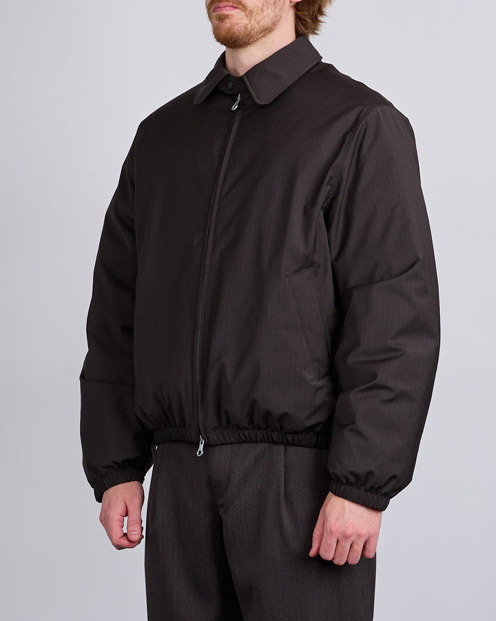 Our Legacy Avenue Puffa Jacket Churchill Stripe Membrane Wool