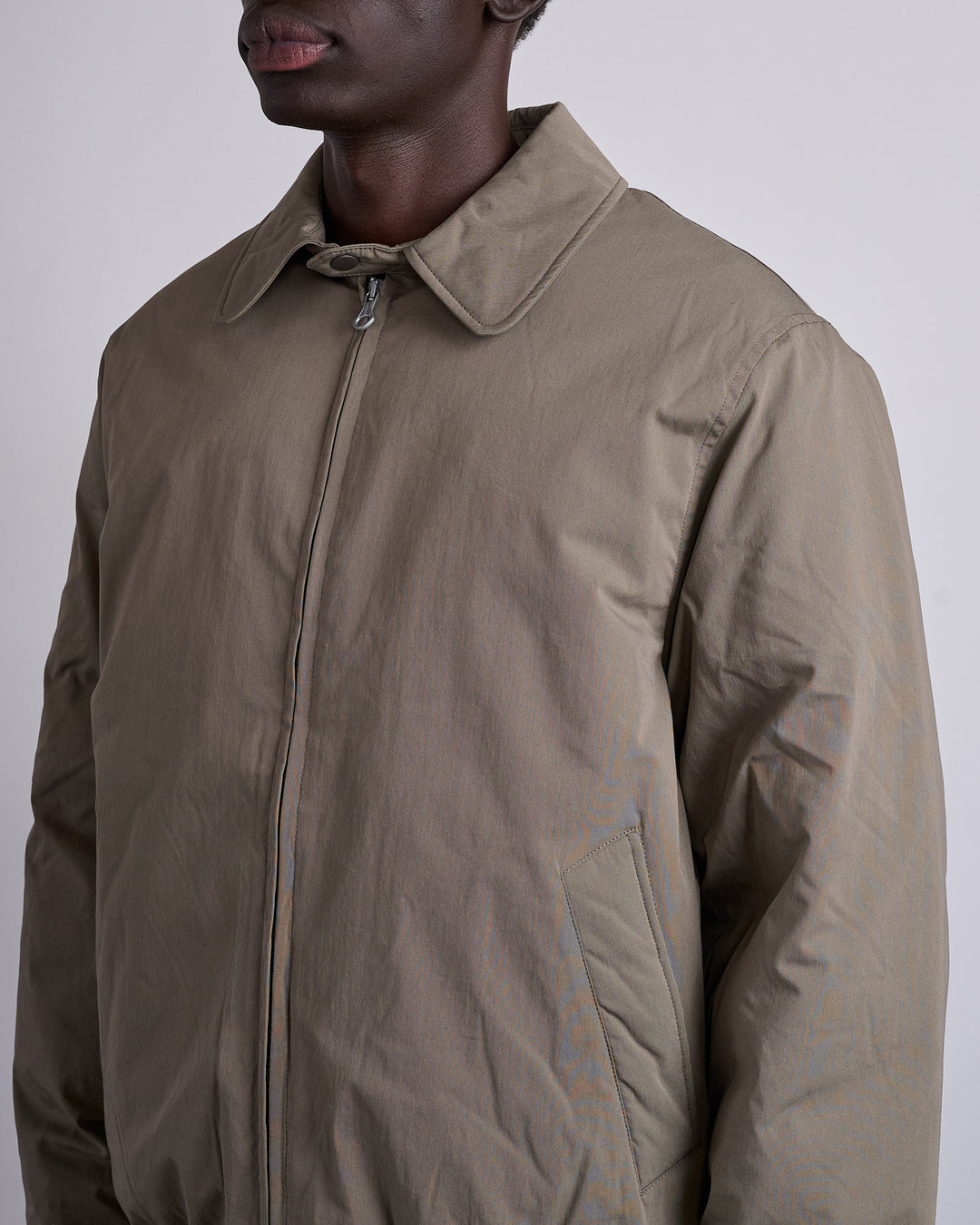 Our Legacy Avenue Puffa Jacket Solaro Sage Tide Cotton Nylon