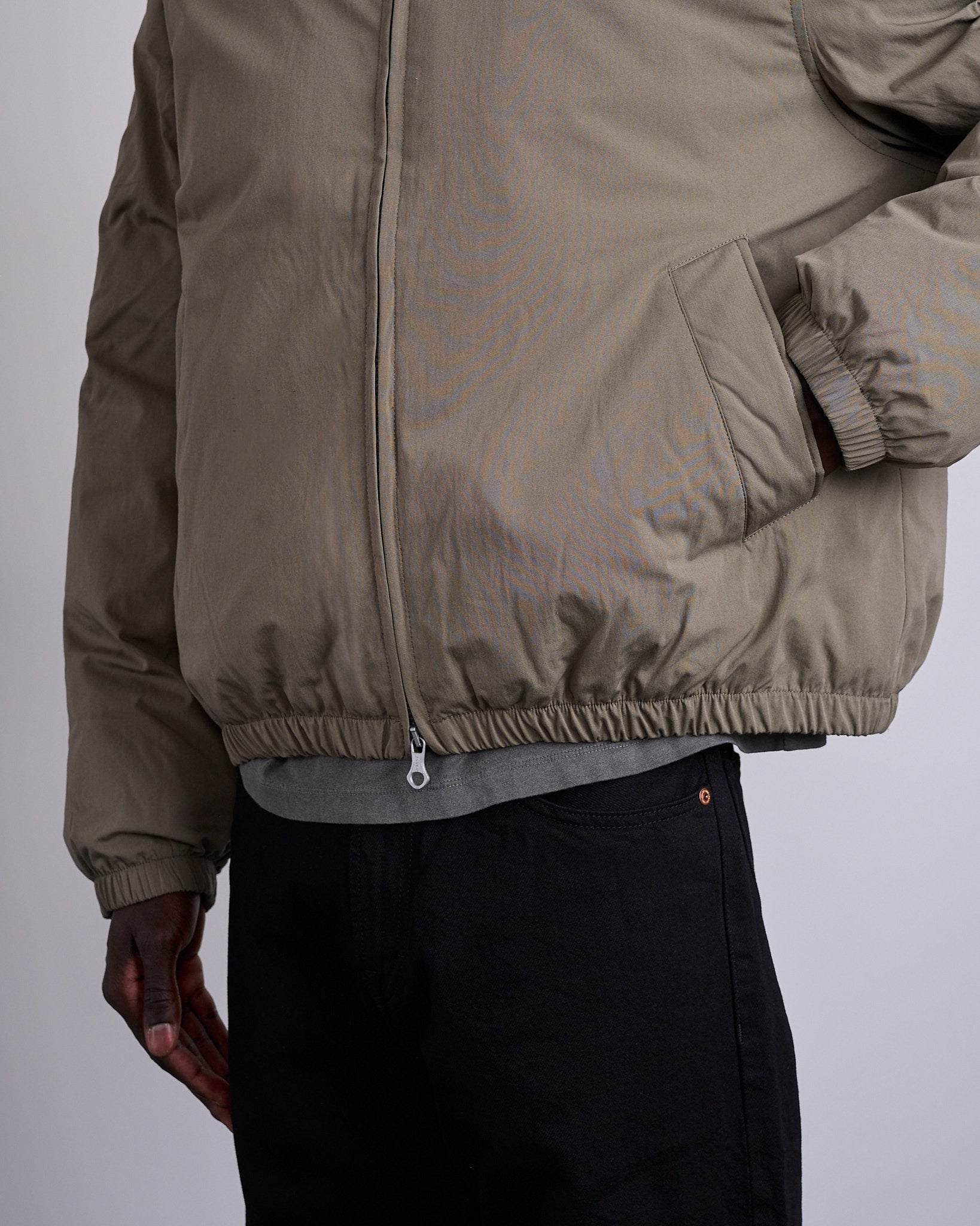 Our Legacy Avenue Puffa Jacket Solaro Sage Tide Cotton Nylon – LESS 17