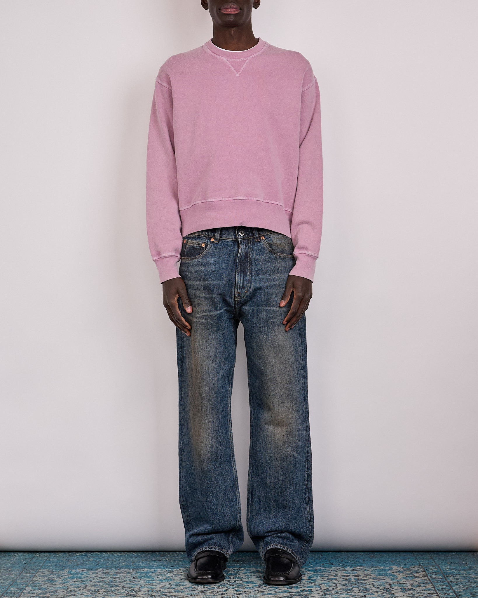 Our Legacy Base Sweat Crewneck Gentlemens Pink Star Fleece – LESS 17