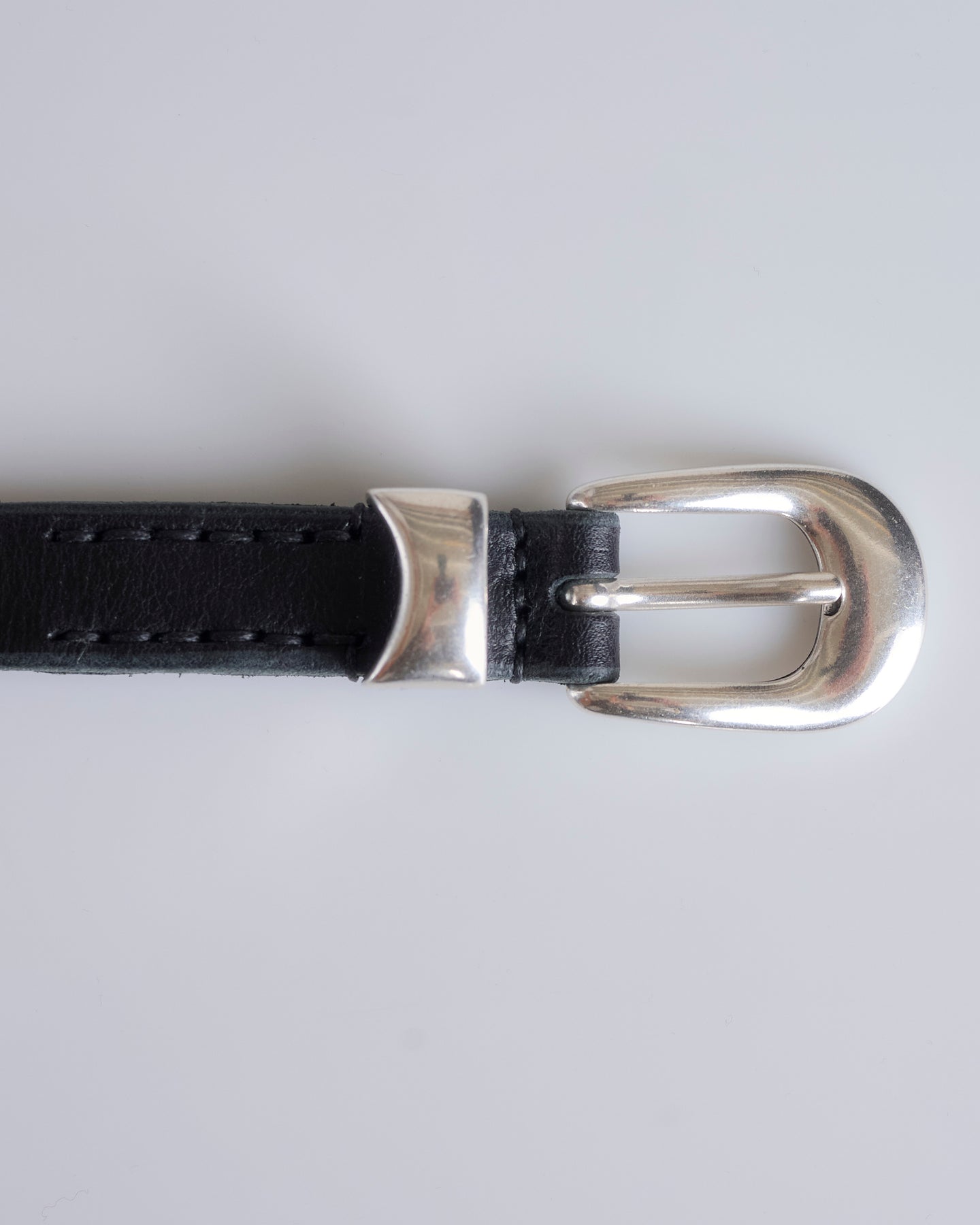Our Legacy Belt 2 cm Black Leather