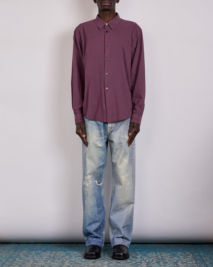 Our Legacy Beyond Button Shirt Port Cotton Gauze