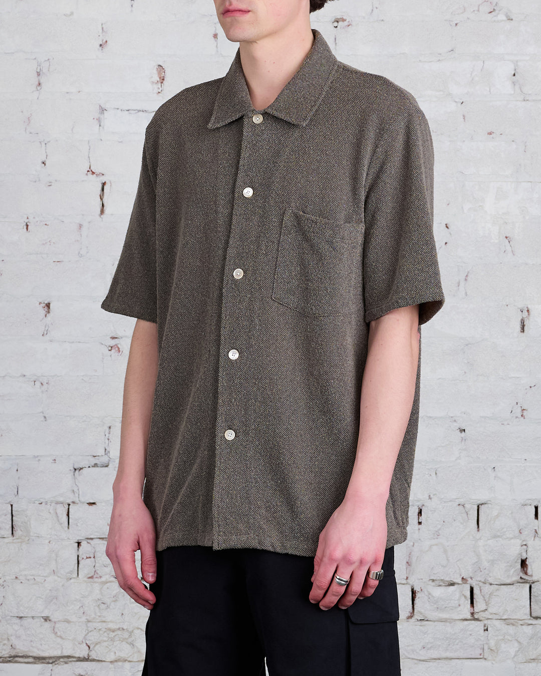 Our Legacy Box Button Shirt Muck Boucle