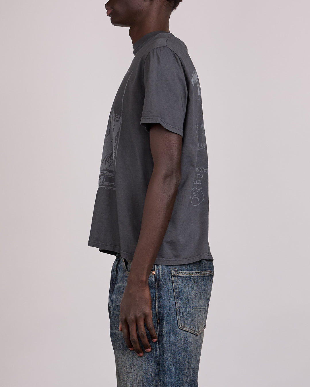 Our Legacy Box T-Shirt Angry Fan Mail Print