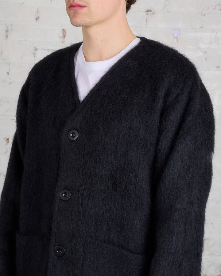 Our Legacy Cardigan Black Mohair