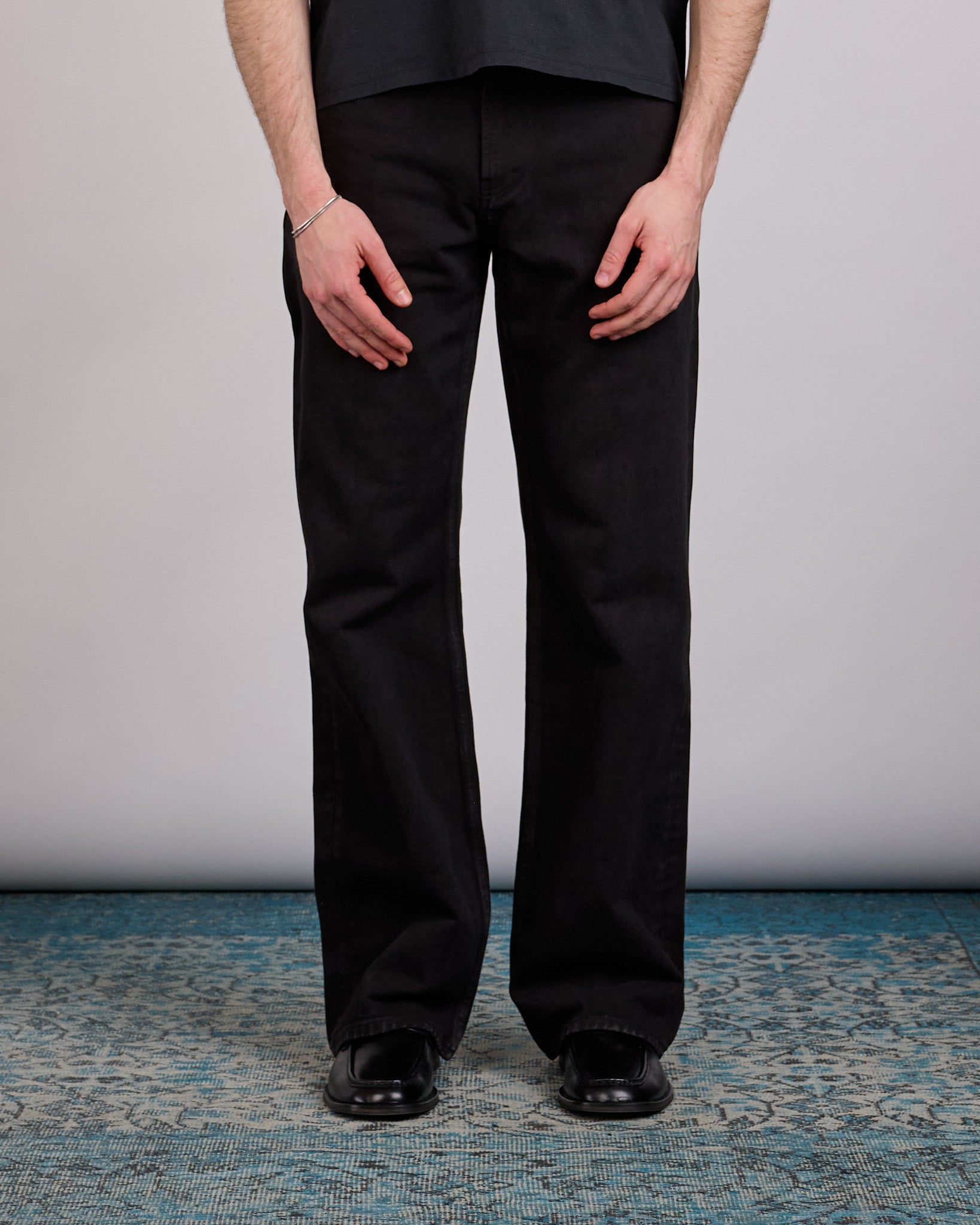 Our Legacy Carlson Cut Jean Overdyed Highway Black – LESS 17